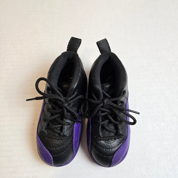 Nike Air Jordan 12 XII Retro TD Toddler Shoes 8C Field Purple Black 850000-057 - Picture 2 of 7